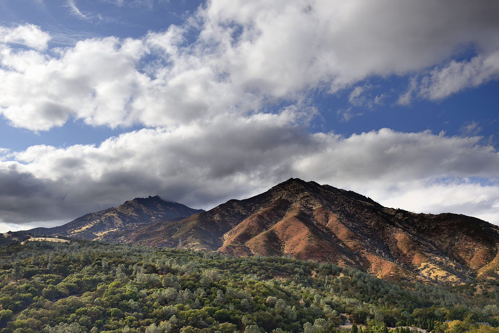 Mount Diablo from Leon Dr. 
Nov. 4, 2017